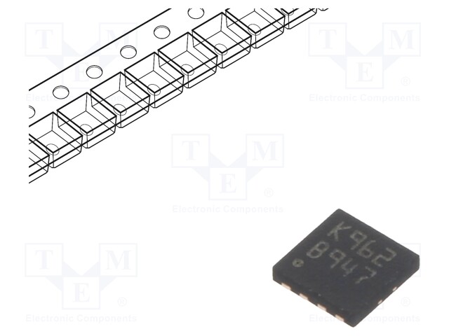 Audio amplifier; Pout: 2.8W; 2.4÷5.5VDC; 1; Amp.class: D; uDFN8; 4Ω