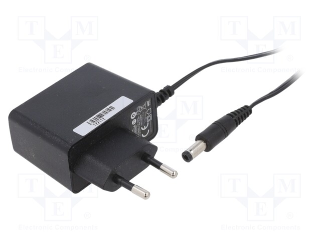 Power supply: switched-mode; constant voltage; 12VDC; 1.25A; 15W