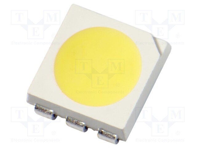 LED; SMD; 5050; white cold; 3600÷9700mcd; 6000-7100K; 120°; 60mA