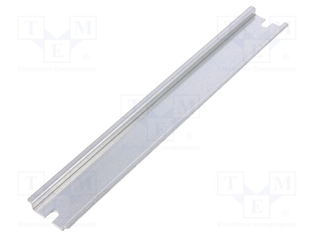 DIN rail; steel; W: 35mm; L: 238mm; P252612; Plating: zinc