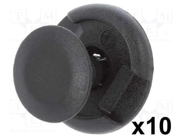 Rivet; 10pcs; Citroën,Fiat,Lexus,Peugeot,Suzuki,Toyota; black