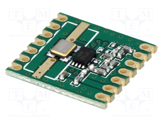 Module: RF; FM transmitter; FSK; 868MHz; serial; 1.8÷3.7VDC; 10dBm