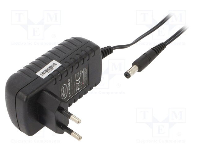 Power supply: switched-mode; volatage source; 5VDC; 3A; 15W; 82%