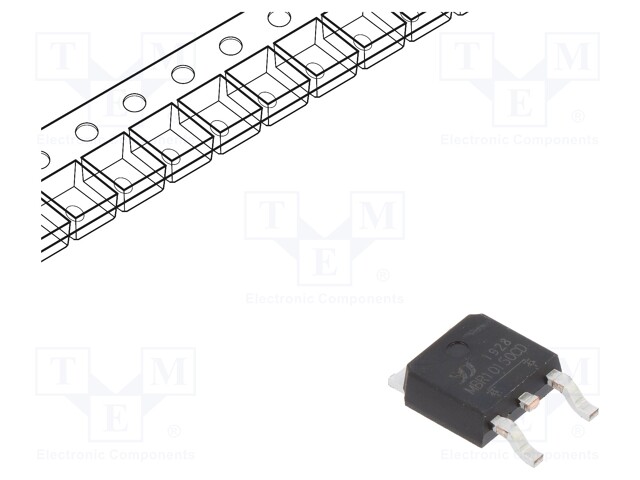 Diode: Schottky rectifying; SMD; 150V; 10A; Ufmax: 0.85V; TO252