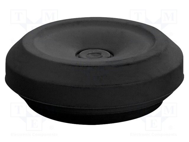 Grommet; elastomer thermoplastic TPE; black; -25÷35°C; 8÷17mm