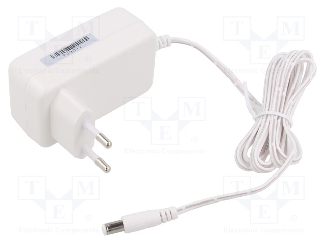 Power supply: switched-mode; mains,plug; 12VDC; 1.5A; 18W; Plug: EU