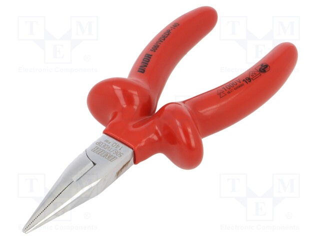 Pliers; half-rounded nose