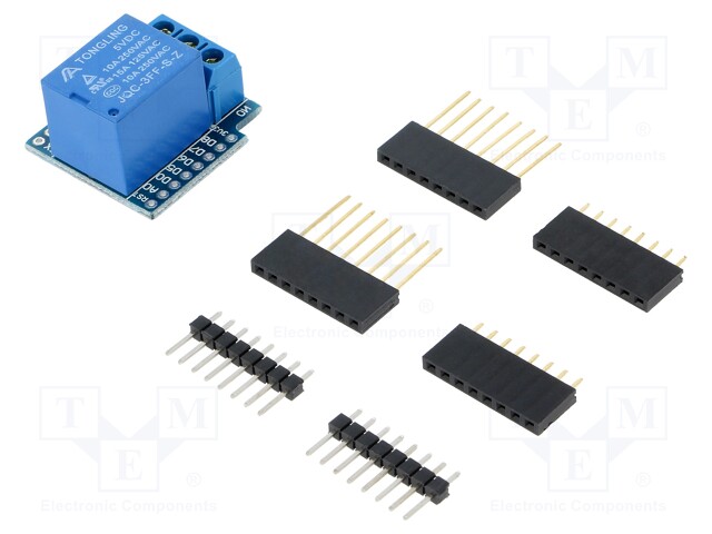 Module: relay; Channels: 1; 5VDC; max.250VAC; 10A