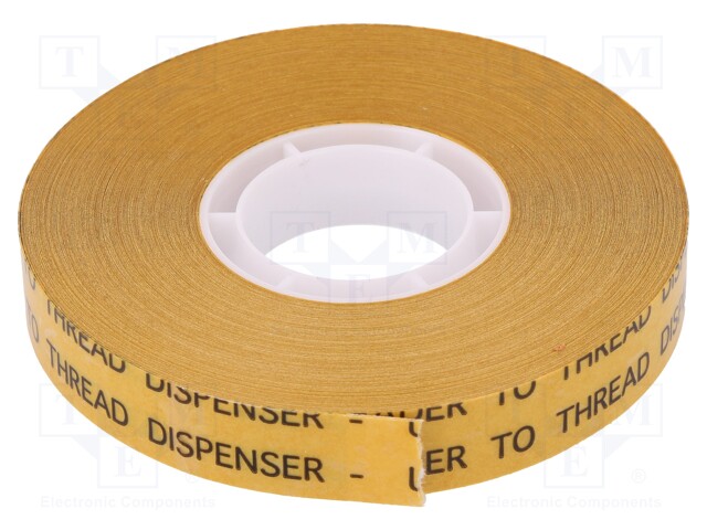 Tape: fixing; W: 12mm; L: 33m; D: 0.05mm; Application: fixing,bonding