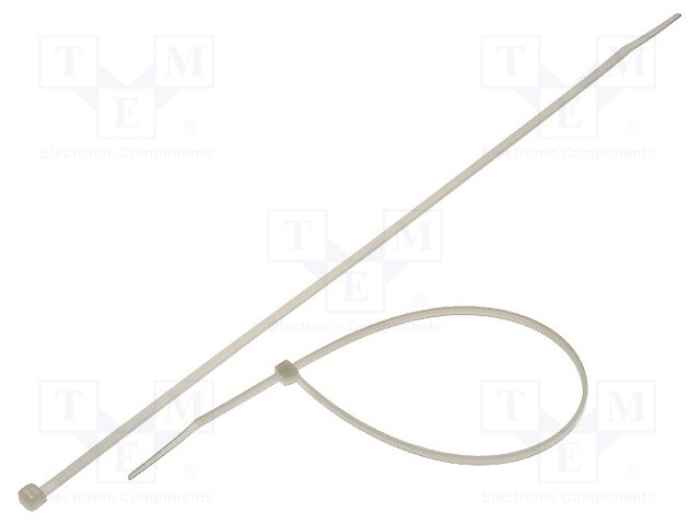 Cable tie; L: 292mm; W: 3.6mm; polyamide; 176.5N; natural; Ømax: 85mm