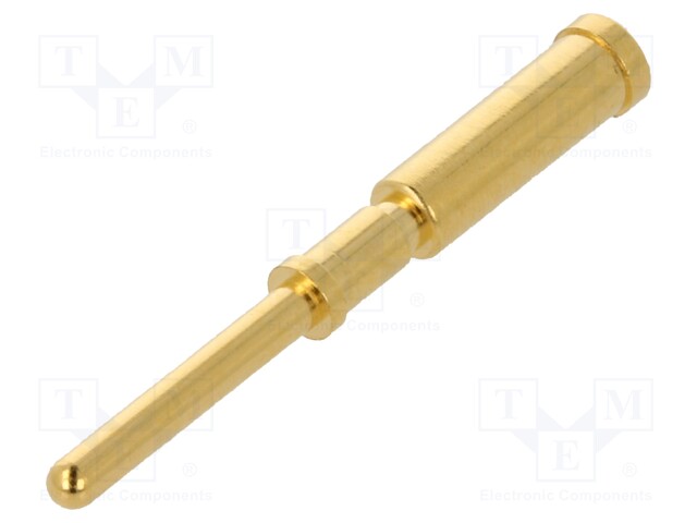 Contact; male; 0.5mm2; gold-plated; crimped; for cable