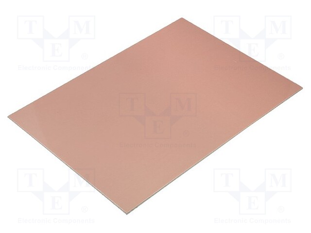 Laminate; aluminium; 1.5mm; L: 244mm; W: 170mm; Coating: copper