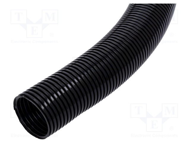 Conduit; ØBraid : 50mm; polyamide; black; Len: 25m; -40÷120°C