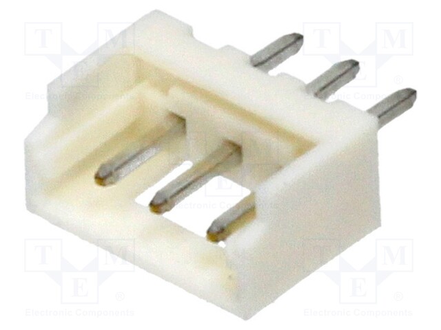 Socket; wire-board; male; Micro-Latch; 2mm; PIN: 3; THT; on PCBs; 2A