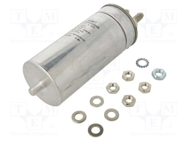 Capacitor: polypropylene; 22uF; Leads: M10 screw; ESR: 3mΩ; C44P