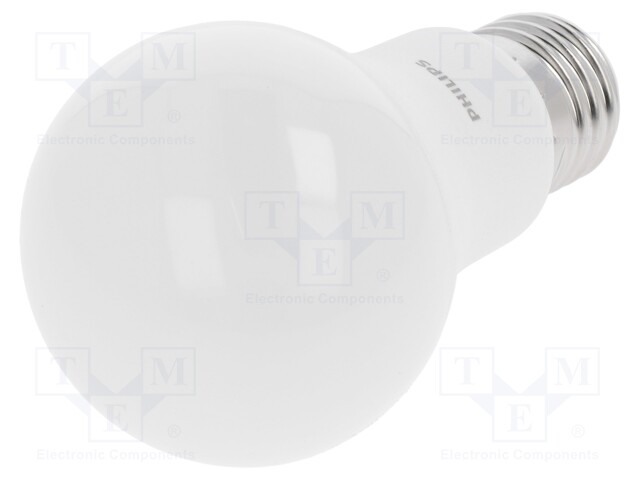 LED lamp; warm white; E27; 230VAC; 1055lm; 11W; 200°; 2700K