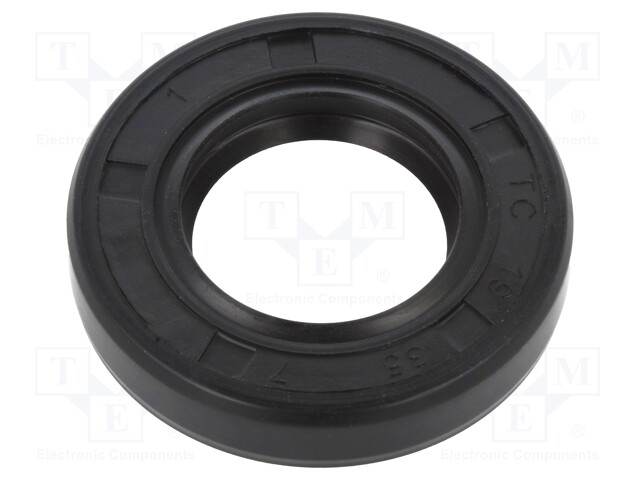 Oil seal; NBR; D: 7mm; -40÷100°C; Shore hardness: 70; Øhole: 35mm