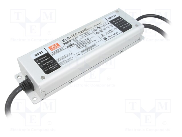 Power supply: switched-mode; LED; 84W; 12VDC; 10.8÷13.2VDC; 5÷10A