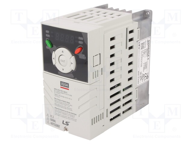Inverter; Max motor power: 750W; Out.voltage: 3x380VAC; IN: 5; 2.5A