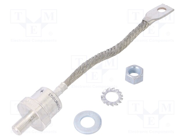 Diode: stud rectifying; 600V; 1.47V; 150A; anode stud; DO205AA