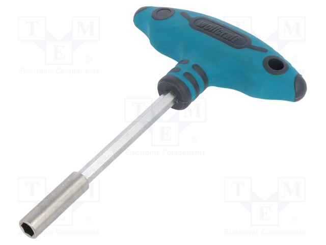 Screwdriver handle; 152mm; for hex bits 1/4"