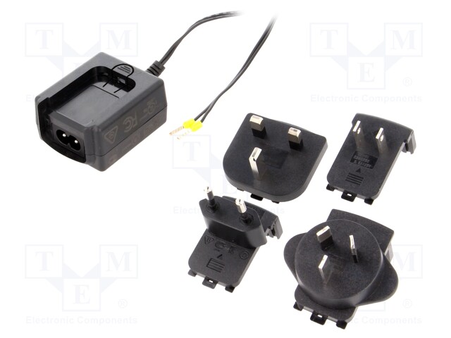 Power supply: switched-mode; 5VDC; 1A; 5W; 100÷240VAC; Case: plug