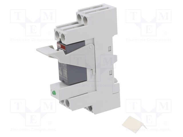 Relay: interface; DPDT; Ucoil: 230VAC; Mounting: DIN; Series: CR-P
