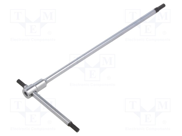 Wrench; hex key; HEX 3mm; Overall len: 150mm; Kind of handle: T