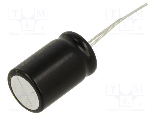 Capacitor: electrolytic; bipolar; THT; 220uF; 50V; Ø16x25mm; ±20%