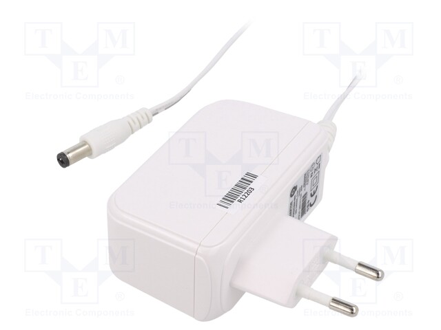 Power supply: switched-mode; constant voltage; 24VDC; 1.5A; 36W