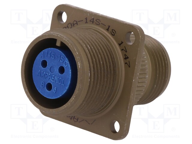 Connector: circular; Series: 97; socket,plug; female; PIN: 3; 13A