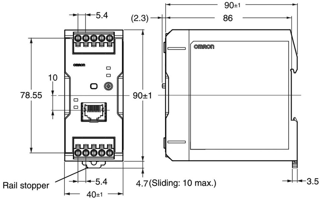 POWER SUPPLY, AC-DC, 12V, 4.5A