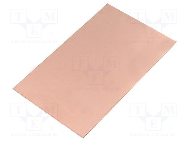 Laminate; FR4; 1.5mm; L: 160mm; W: 100mm; Coating: copper