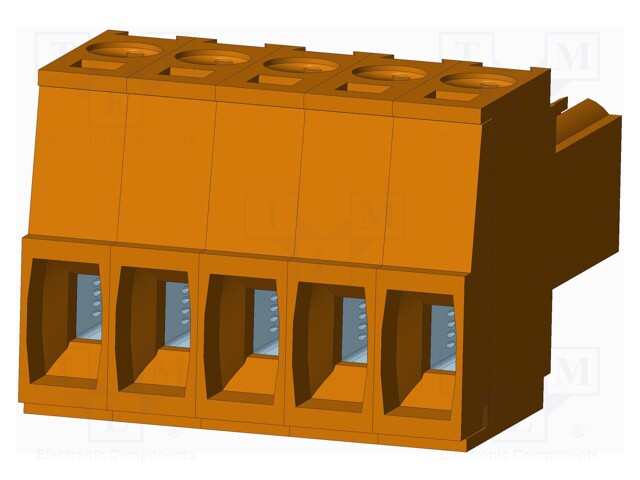 Connector: pluggable terminal block; plug; female; straight; 10A