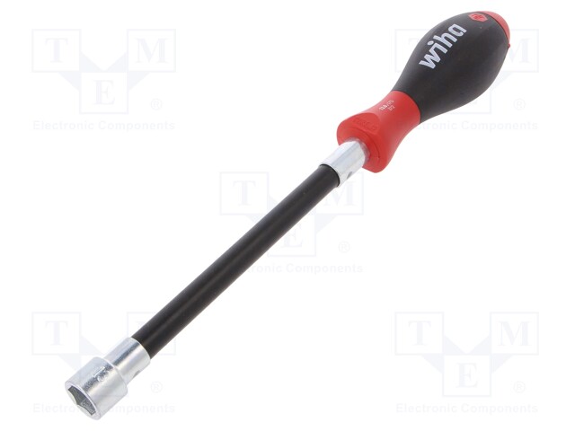 Screwdriver; hex socket; with flexible shaft; Overall len: 293mm