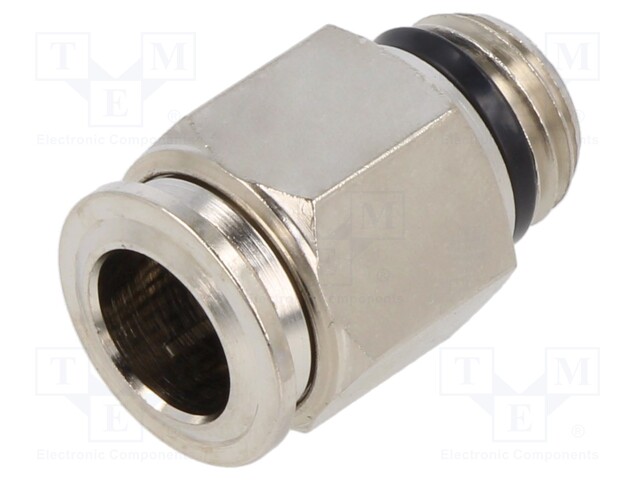 Push-in fitting; straight; 1/4"; -0.99÷20bar; 10mm