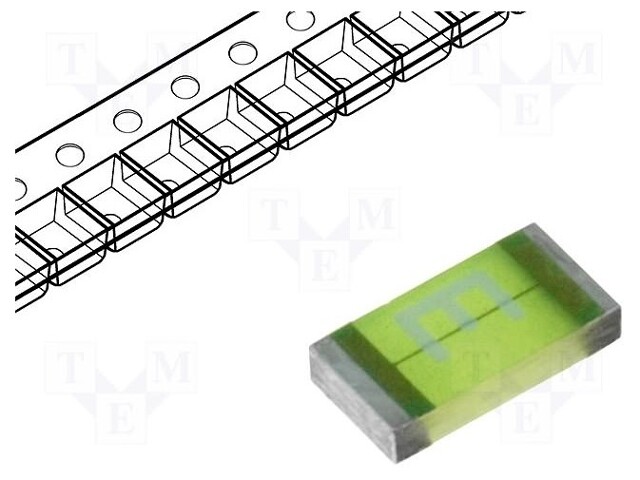 Fuse: fuse; ultra rapid; 375mA; 125VAC; 125VDC; SMD; glass; USF