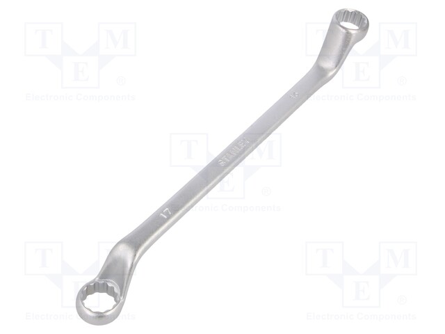 Key; box,bent; 16mm,17mm; Chrom-vanadium steel; L: 260mm