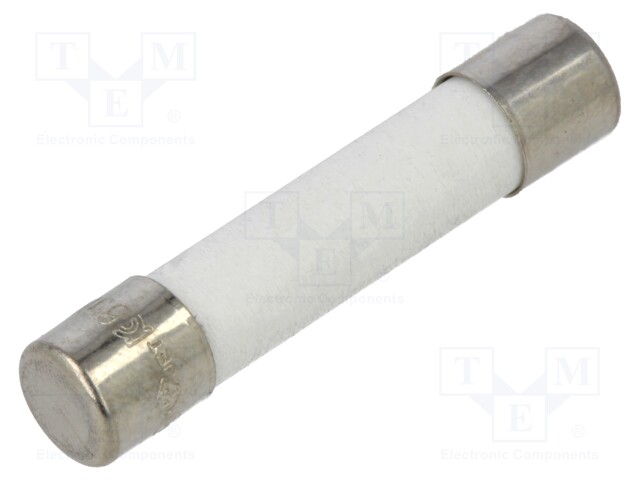 Fuse: fuse; 2A; 250VAC; ceramic; 6.3x32mm; brass; nickel plated