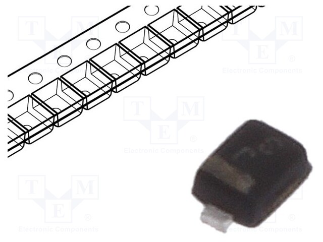 Diode: switching; SMD; 85V; 100mA; 1.6ns; Package: reel,tape; SOD923