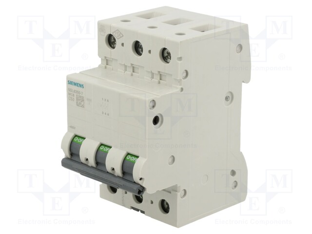 Circuit breaker; 400VAC; Inom: 50A; Poles: 3; DIN; Charact: C; 6kA