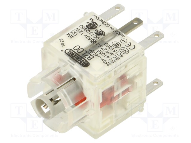 Contact block; -30÷70°C; Illumin: yes; IP00; Contacts: NC x2; 3mm