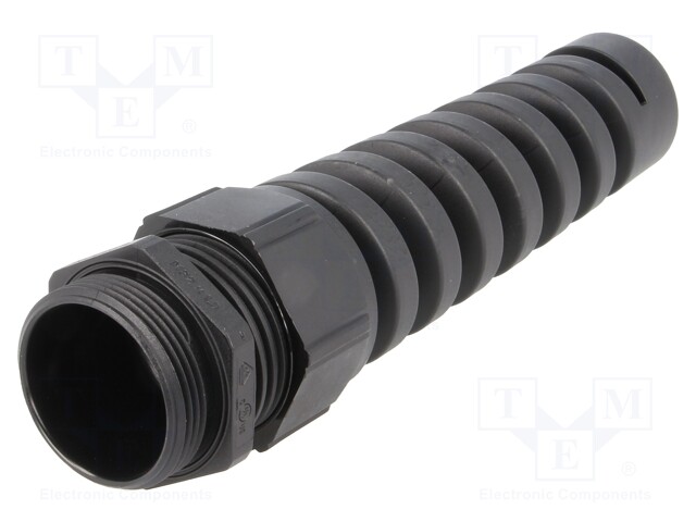 Cable gland; with strain relief; M32; IP68; Mat: polyamide; black