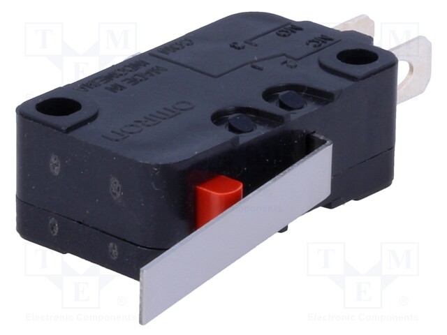 Microswitch SNAP ACTION; with lever; SPDT; 16A/250VAC; 10A/30VDC