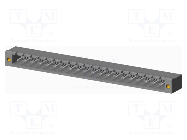 Connector: pluggable terminal block; socket; male; on PCBs