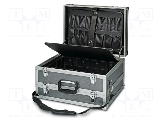 Suitcase: tool case; aluminium