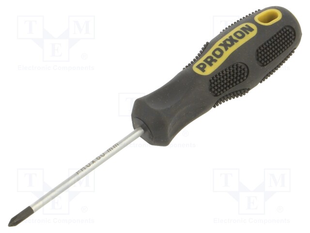 Screwdriver; Phillips; PH0; Blade length: 80mm; Overall len: 180mm