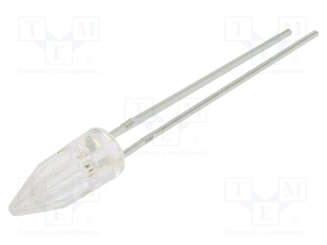 LED; 5mm; RGB; blinking,tricolour; 500÷750mcd; 750÷1120mcd; 180°