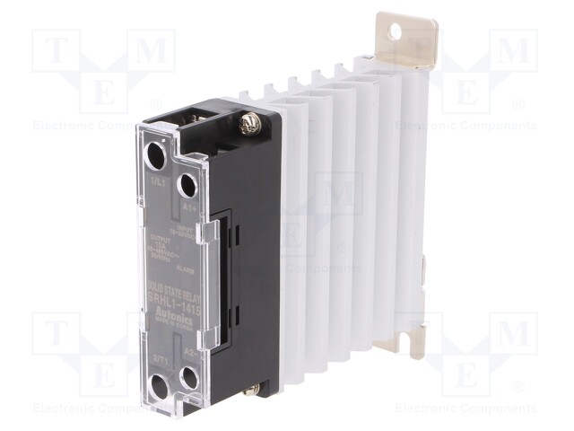 Relay: solid state; Ucntrl: 10÷30VDC; 15A; 48÷480VAC; DIN,on panel