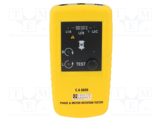 Tester: phase sequence; LED; Freq: 15÷400Hz; IP40